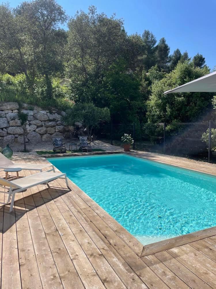 Studio De Charme Avec Piscine Fontaine-de-Vaucluse Eksteriør bilde
